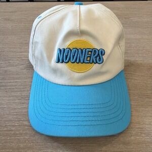 Barstool Sports Nooners Hat Blue White Snapback Baseball Cap